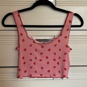 Topshop Strawberry Tank